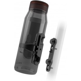 Bidon avec Bike Base Twist Set Transparent 700 ml
