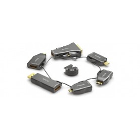Bague adaptatrice 4K HDMI avec six adaptateurs
