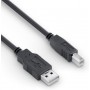 USB 2.0 câble A-prise mâle á B-prise mâle - noir - 5,0m