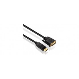 PureLink PI5200 Câble adaptateur DisplayPort à DVI-D (2K FullHD (1080p), Ethernet), DisplayPort mâle (20 broches) à DVI-D mâle (
