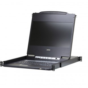 ATEN CL6700MW, Console USB large écran LCD HD HD 17,3 "avec support de périphérique USB, format allemand