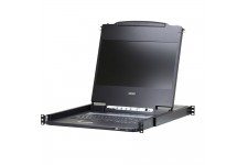 ATEN CL6700MW, Console USB large écran LCD HD HD 17,3 "avec support de périphérique USB, format allemand