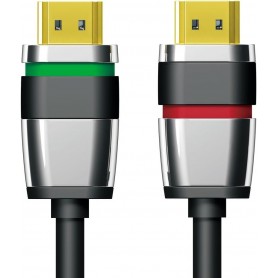 PureLink ULS1000-005 Câble Ethernet haute vitesse Ethernet certifié avec verrou de sécurité (compatible HDMI 2.0, résolution UltraHD jusqu'à 4096x2304 pixels compatible FullHD 3D
