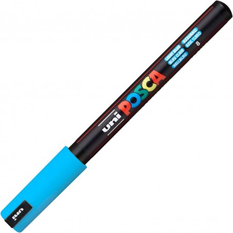 uni-ball Marqueur pigment POSCA PC-1MR, bleu clair