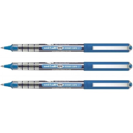 uni-ball Stylo roller eye ocean care 0.7, bleu