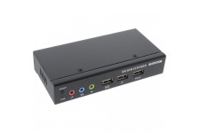 Extendeur KVM USB InLine® DVI sur câble TP avec audio jusqu'à 50 m