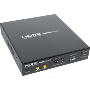 Récepteur mural vidéo avec système InLine® HDMI Smart Matrix FullHD max. 100m