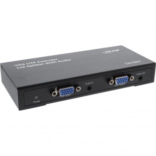 Extender Audio Expender InLine® VGA + max. 300 m via un câble réseau UTP / STP RJ45