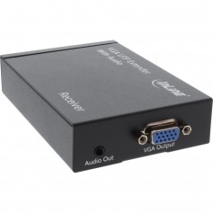 Extendeur Audio Récepteur InLine® VGA + max. 300 m via un câble réseau UTP / STP RJ45