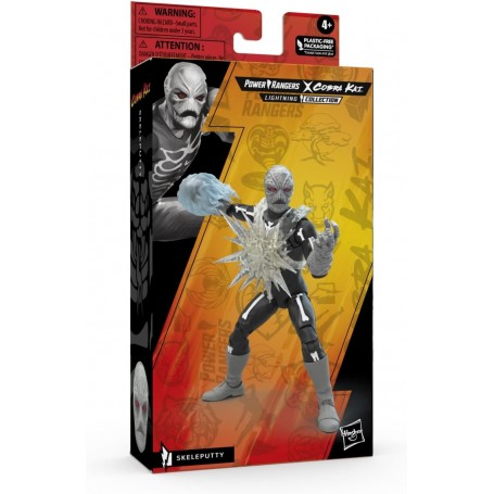 Power Rangers x Cobra Kai Lightning Skeleputty figure 15cm