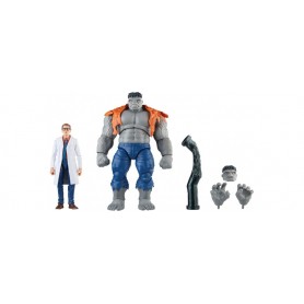 Marvel Avengers Beyond Earths Mightiest Gray Hulk & Dr. Bruce Banner figures 15cm