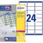 AVERY Etiquette SPECIAL pour timbres, 63,5 x 33,9 mm, blanc