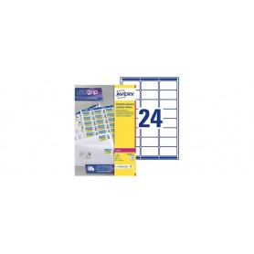 AVERY Etiquette SPECIAL pour timbres, 63,5 x 33,9 mm, blanc