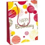 Clairefontaine Sac cadeau "Happy Birthday rose", large