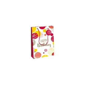 Clairefontaine Sac cadeau "Happy Birthday rose", large