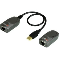 Extension USB 2.0 jusqu'à 60m via RJ45 Cat. Câble 5 / 5e / 6, ATEN UCE260, alimentation incluse (5V, 2,6A)