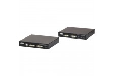 ATEN KVM Extender, CE624, HDBaseT USB DVI Dual View, FullHD, émetteur + récepteur, jusqu'à 150 m