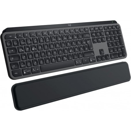 Logitech MX Keys S Plus - Graphite, Clavier Allemand QWERTZ