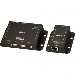 ATEN UCE3250, extension USB 4 ports, extension USB 2.0 Cat.5 (jusqu'à 50 m)