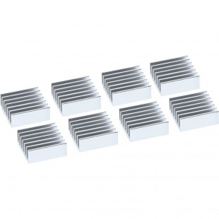 Ailettes de refroidissement auto-adhésives pour évier InLine® IC chip, 8 pcs.