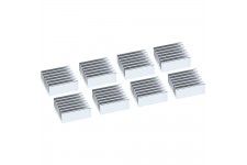 Ailettes de refroidissement auto-adhésives pour évier InLine® IC chip, 8 pcs.