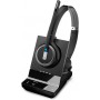  Impact SDW 5063 - EU/UK/AUS - Casque DECT sans Fil Avancé, Optimisé pour UC, Certifié pour Microsoft Teams, Triple Connectivité, Autonomie de Conversation Étendue