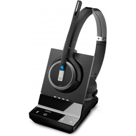  Impact SDW 5063 - EU/UK/AUS - Casque DECT sans Fil Avancé, Optimisé pour UC, Certifié pour Microsoft Teams, Triple Connectivité, Autonomie de Conversation Étendue