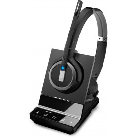  SDW 5066 EU/UK/AUS - Casque DECT sans Fil Double Face pour Une Concentration Accrue et Un Son Supérieur dans Les Environnements Professionnels