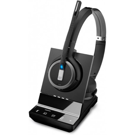  SDW 5066 EU/UK/AUS - Casque DECT sans Fil Double Face pour Une Concentration Accrue et Un Son Supérieur dans Les Environnements Professionnels