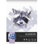 Oxford Art Bloc de dessin marqueur "Marker", A4, 15 feuilles