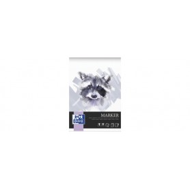 Oxford Art Bloc de dessin marqueur "Marker", A4, 15 feuilles
