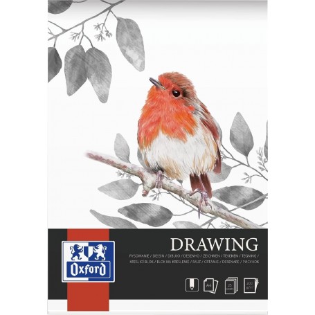 Oxford Art Bloc de dessin "Drawing", A4, 200 g/m2