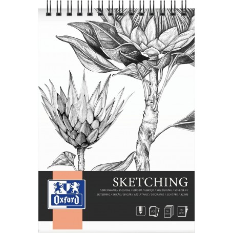 Oxford Art Bloc d\'esquisse spirale "Sketching", A3