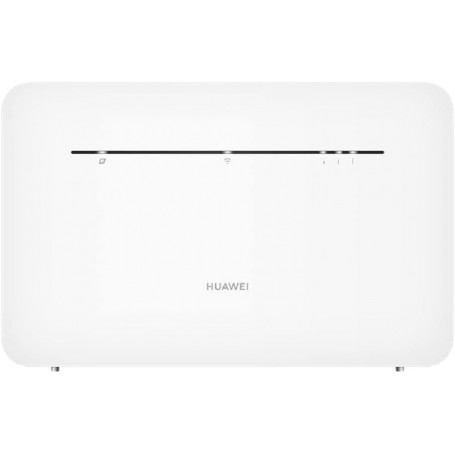 Huawei Routeur mobile 4G+ 4G Wi-Fi Lte Cat. 7, vitesse de téléchargement jusqu'à 300 Mbit/s, double bande AC1300, 4 ports Gigabit Ethernet, blanc, sélection automatique et formation de faisceaux