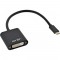 Convertisseur d'affichage USB InLine®, USB Type-C mâle vers DVI femelle (mode alternatif DP), noir, 0,2 m