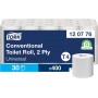 TORK Papier toilette, 2 plis, gros conditionnement, blanc