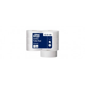 TORK Papier toilette grand rouleau Jumbo, 1 couche, blanc