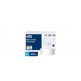 TORK Papier toilette grand rouleau Jumbo, 2 plis, blanc