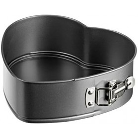 GastroMax Moule manqu coeur, en acier carbone, gris