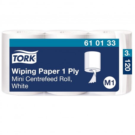 TORK Papier toilette rouleau Midi, 2 plis, 100 m, blanc