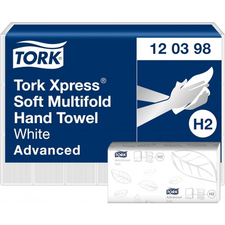 TORK Xpress Essuie-mains interfolis, 210 x 255 mm, pli-Z