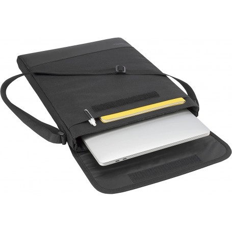 Belkin Sacoche avec bandoulière pour Ordinateurs Portables de 14" à 15", tablettes, Chromebook, MacBook Pro 16" ou 15" EDA002 Noir