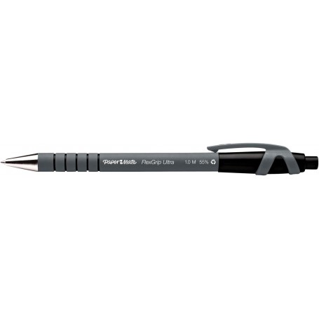 Paper:Mate Stylo bille rtractable FlexGrip Ultra, noir