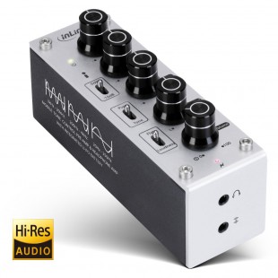InLine® Ampli casque Hi-Res AUDIO mobile AmpEQ + prise égaliseur 3,5 mm, avec batterie rechargeable