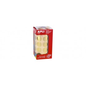 agipa APLI Kids Gommettes "Rond" en rouleau, or