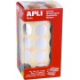 agipa APLI Kids Gommettes "Rond" en rouleau, argent