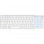 Mini-clavier Bluetooth InLine® avec pavé tactile Compatible avec Windows 10, blanc