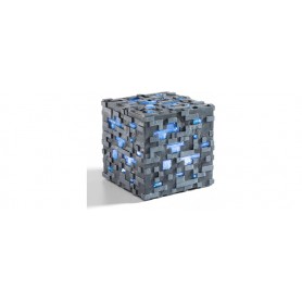 Minecraft réplique Illuminating Diamond Ore Cube 10 cm