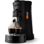 Philips Domestic Appliances Senseo Select CSA240/60 Machine à café à dosettes, Sélection de l'épaisseur du café Plus, fonction mémo, en plastique recyclé, Noir