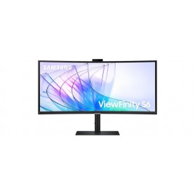 Samsung Ecran PC ViewFinity S65VC, 34" 100Hz - Dalle VA Incurvée 1800R, Résolution WQHD : 3440 x 1440 , 5ms, 3000:1,AMD Free Syn